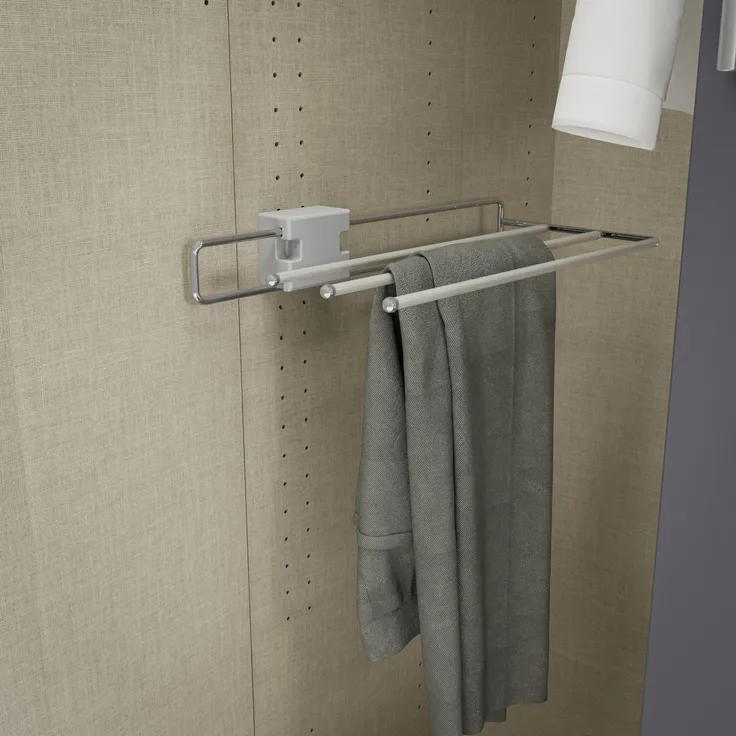 rauch Zubehör, Hosenhalter, ausziehbar, für bis zu 3 Hosen, für Kleiderschränke von rauch