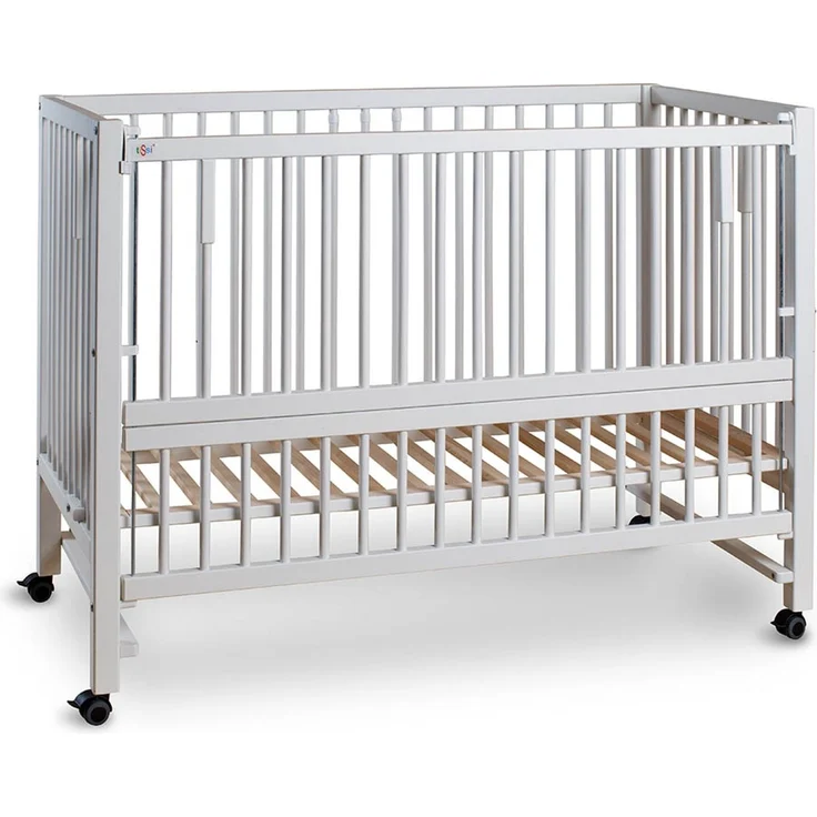 tiSsi¨ 'HAJO' XXL Beistellbett/ Kinderbett, Buche, Weiß, 120x60 cm – Bild 4