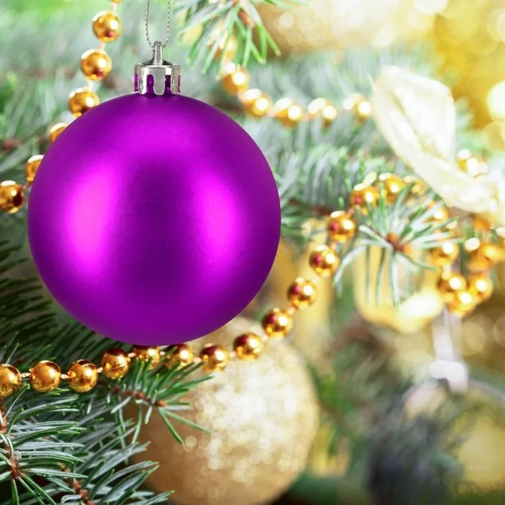 Relaxdays Weihnachtskugeln im 50er Set – Bild 2