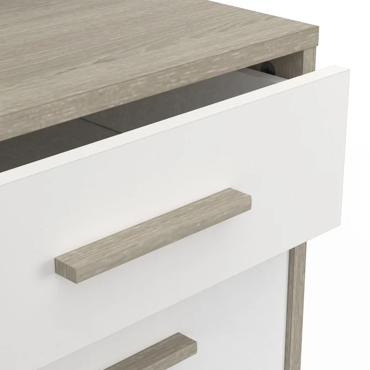 Eckschreibtisch >MALICIA< in Kronberg Eiche - 121,5x119,6x116,2cm (BxHxT) – Bild 9