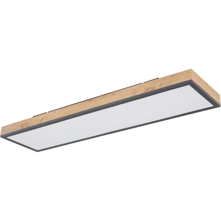 GLOBO Deckenleuchte Wohnzimmer LED Deckenlampe Schlafzimmer Holzoptik 416080WD4