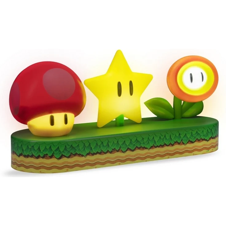 Paladone Dekolicht Super Mario Icon Light freistehend, LED fest integriert, Offiziell lizenziertes Merchandise – Bild 2