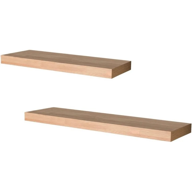 HTI-Living Wandregal Wandregale 2er Set 120cm + 80cm Altona Sonoma, Set 2-tlg, Wandboard-Set 2 verschiedene Längen – Bild 1
