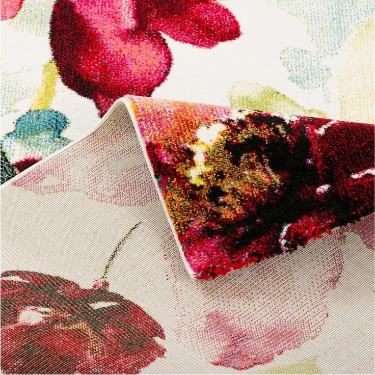 Pergamon Designteppich Designer Teppich Brilliant Blumen, Rechteckig, Höhe: 13 mm – Bild 3