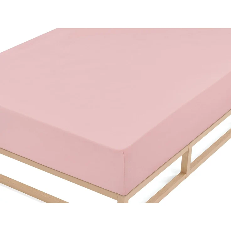 biberna Feinbiber-Spannbetttuch 0002744, altrosa, 1x 180x200 cm - 200x200 cm – Bild 2