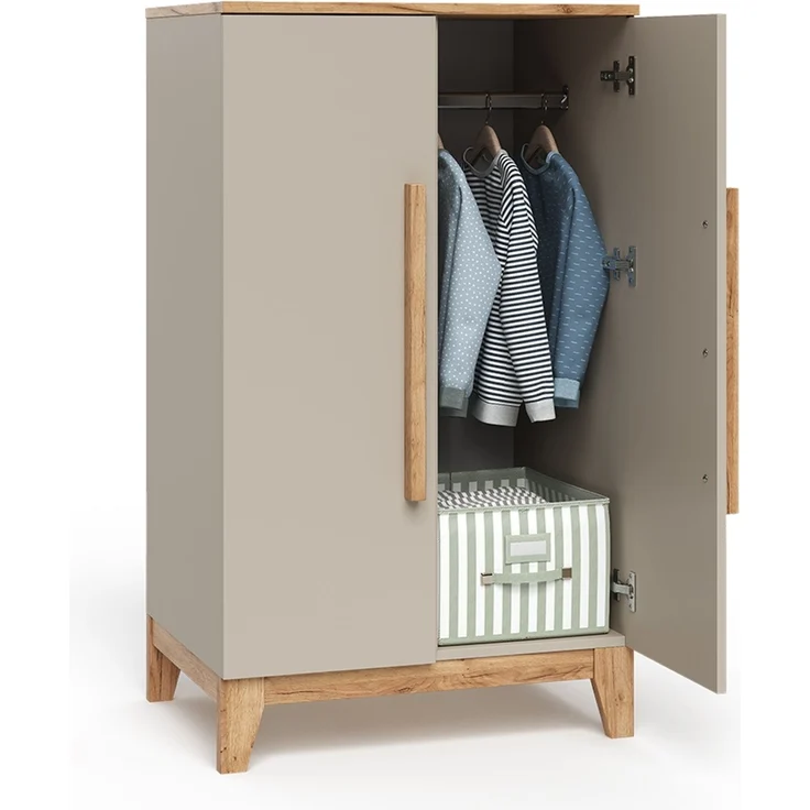 Vitalispa Kinderkleiderschrank Cashmere 70 x 120 cm, Malia – Bild 6