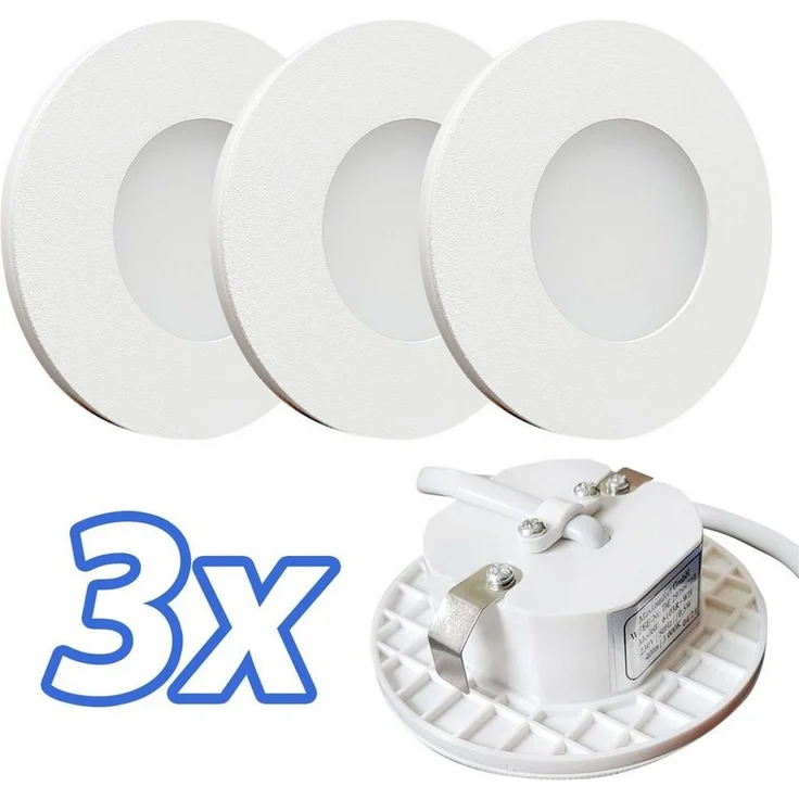 Maxkomfort LED Wandstrahler 6103, LED fest integriert, Warmweiß, 3000K, Treppenbeleuchtung – Bild 1