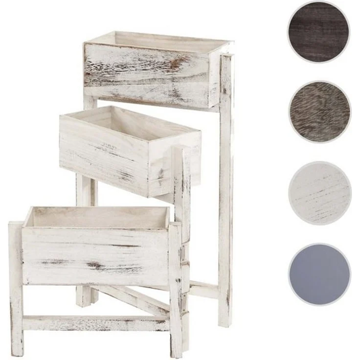 MCW Standregal T275, 3 Körbe für Pflanzen, Bodenschoner, Individuell aufklappbar – Bild 4