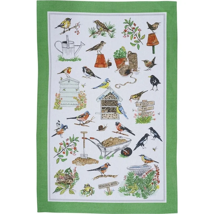 Ulster Weavers Geschirrtuch Garden Birds, (Set, 1-tlg, Set), perfekte Ergänzung für Ihre Küche, 100% Baumwolle, 48x74 cm – Bild 1