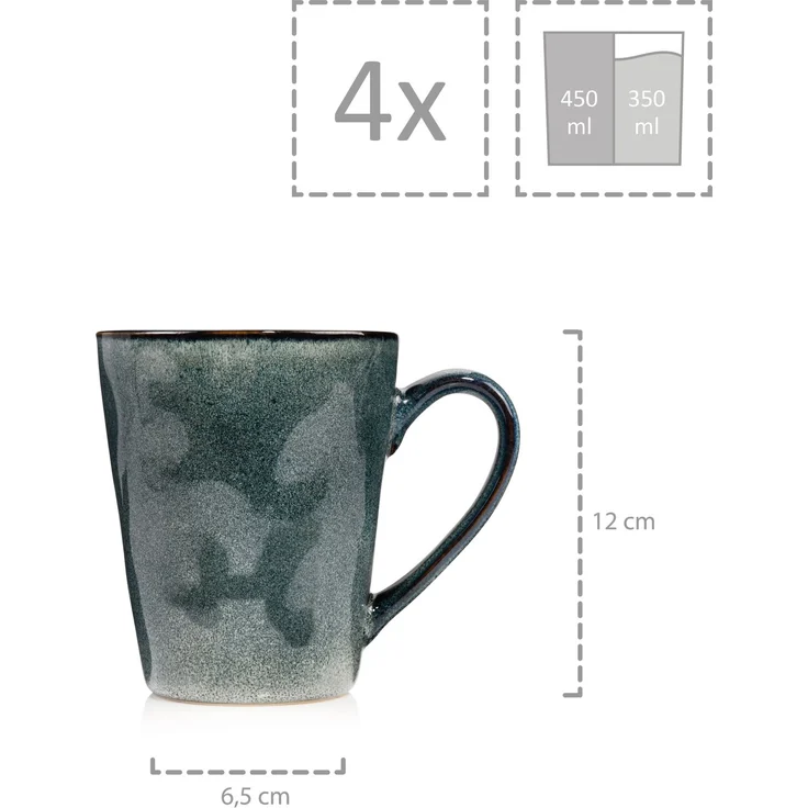 SÄNGER Kaffeebecher Set Darwin 4 teilig – Bild 5