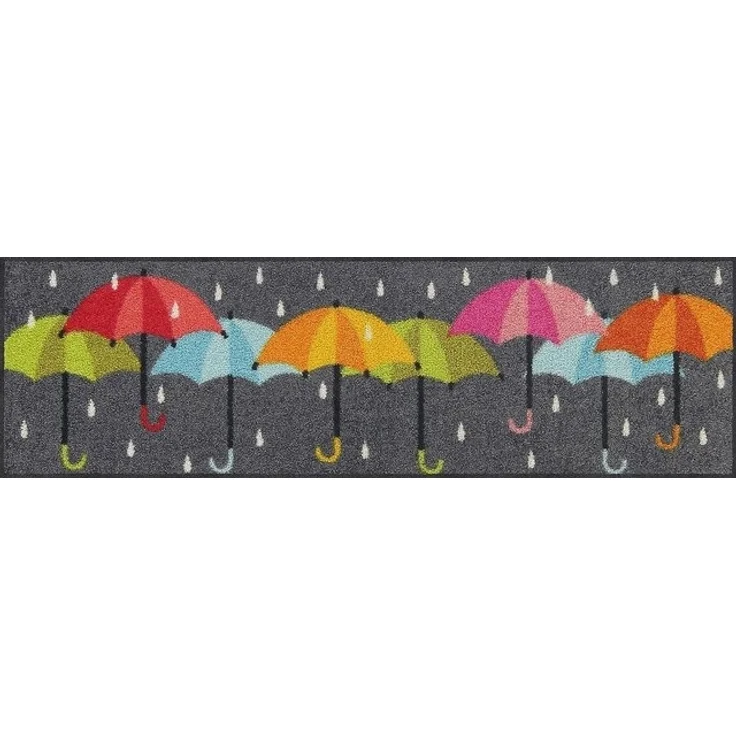Salonloewe Fußmatte Fußmatte "Raindance", eckig, Höhe: 7 mm, Motiv: Regenschirm – Bild 2