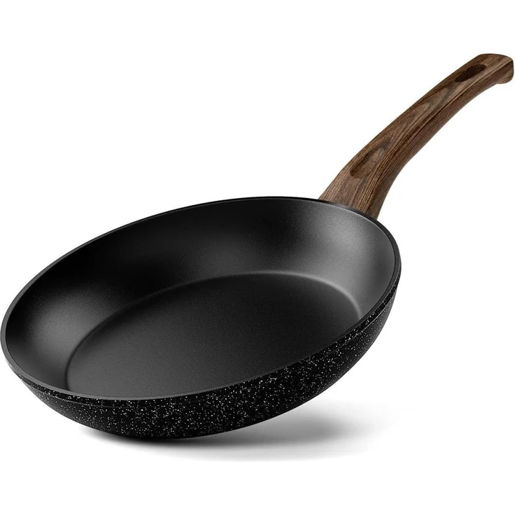 Innerwell Antihaft Bratpfanne 28 cm Große Pfanne Induktion PFOA frei Schwarz – Bild 1