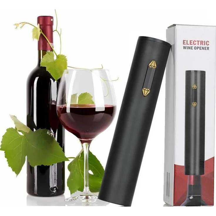 Blusmart Korkenzieher Elektrischer Korkenzieher Wein öffner, (Automatischer einflaschenöffner, 1 tlg, Batteriebetriebener kabelloser Weinöffner), Geschenke für Weinliebhaber( Batterien nicht enthalten) – Bild 4