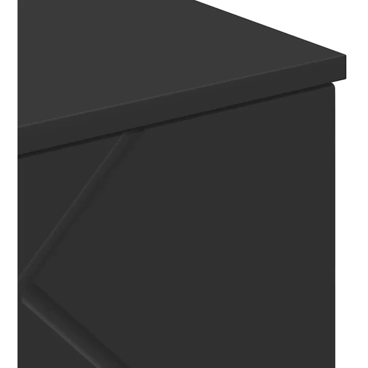 vidaXL Badezimmerschrank Wandmontiert Schwarz 30 x 31,5 x 61 cm 883345 – Bild 8