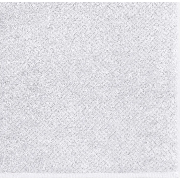 CAWÖ Handtuch, 3er Pack - Pure, Walkfrottier, Struktur-Design, Baumwolle, einfarbig Hellgrau 50x100cm – Bild 3
