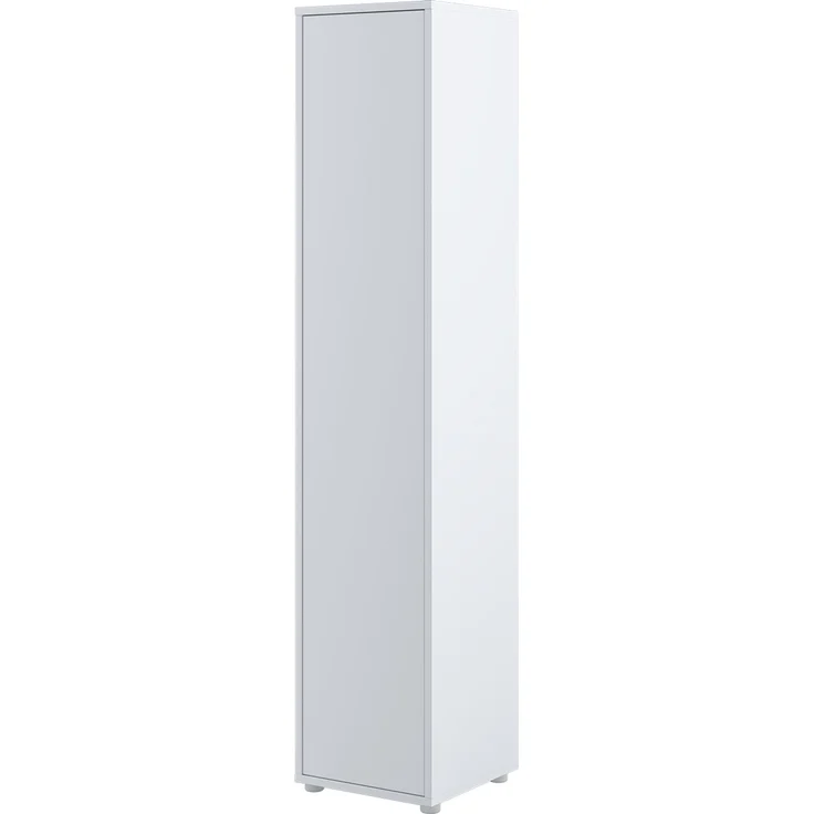 MEBLINI Schrank BC-21 für Schrankbett - Weiß Matt - 45x217x46cm - Hochschrank mit Regalen – Bild 1