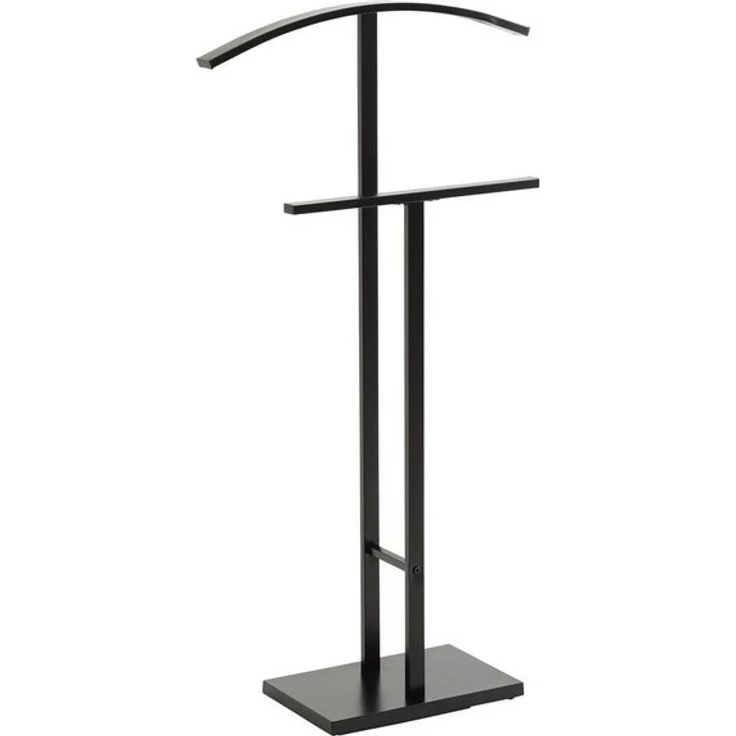 IDIMEX Herrendiener SCOTT, Stummer Diener mit Hosenbühel, Metall Damendiener Kleiderbügel schwarz – Bild 4