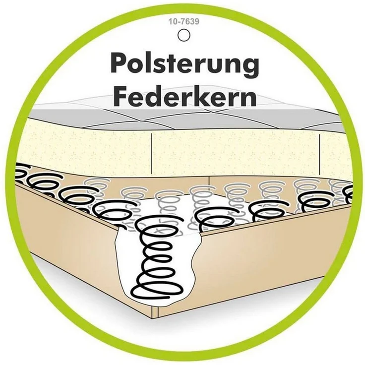 Jockenhöfer Gruppe Schlafsofa Ron, Platzsparendes Sofa mit Gästebettfunktion, Federkernpolsterung – Bild 3