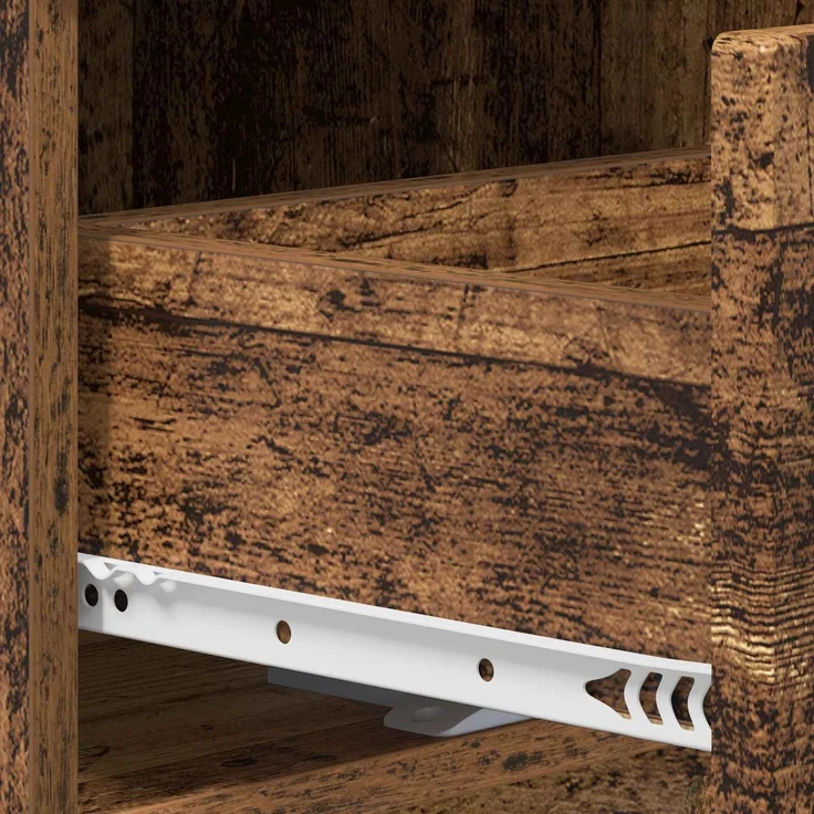 vidaXL Schuhschrank 73 x 38 x 87,5 cm Holzwerkstoff Altholz 8011664 – Bild 7