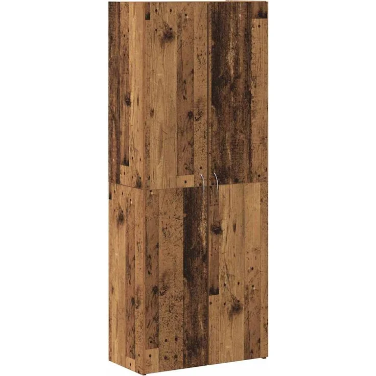 vidaXL Büroschrank Altholz 60 x 32 x 152,5 cm Holzwerkstoff 3365558 – Bild 2