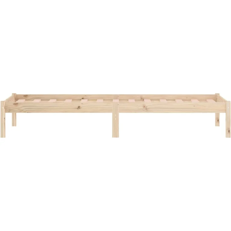 vidaXL Massivholzbett ohne Matratze 100x190 cm Kiefer 822457 – Bild 6