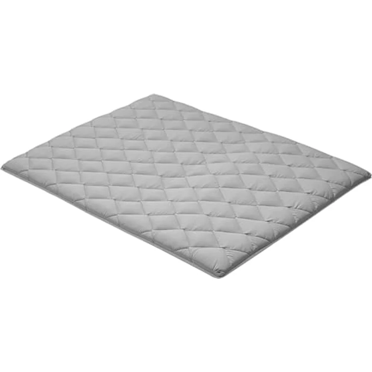 VEVOR japanische Futon-Matratze (2032 x 1524 x 63,5 mm), Faltbare Tatami (Queen Size), Bodenmatratze mit Aufbewahrungstasche & Befestigungsmaterial, 9-lagige Schlafmatte für Meditation Yoga, Grau – Bild 9