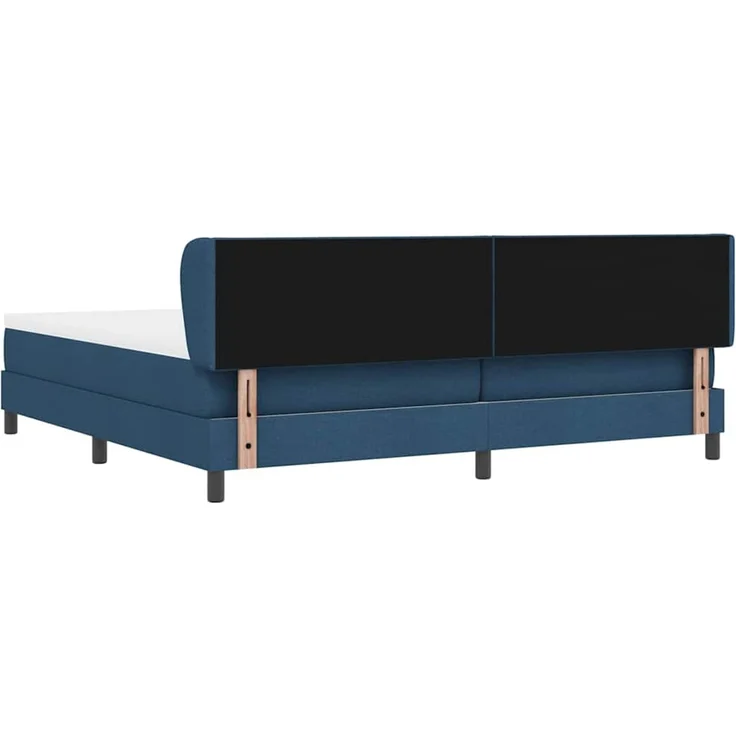 vidaXL Boxspringbett mit Kopfteil Blau 200 x 200 cm Stoff 3340114 – Bild 9