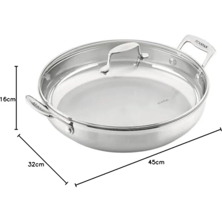 Scanpan Scanpan Kochpfanne mit Deckel 32 cm Impact 71113200IMP – Bild 4