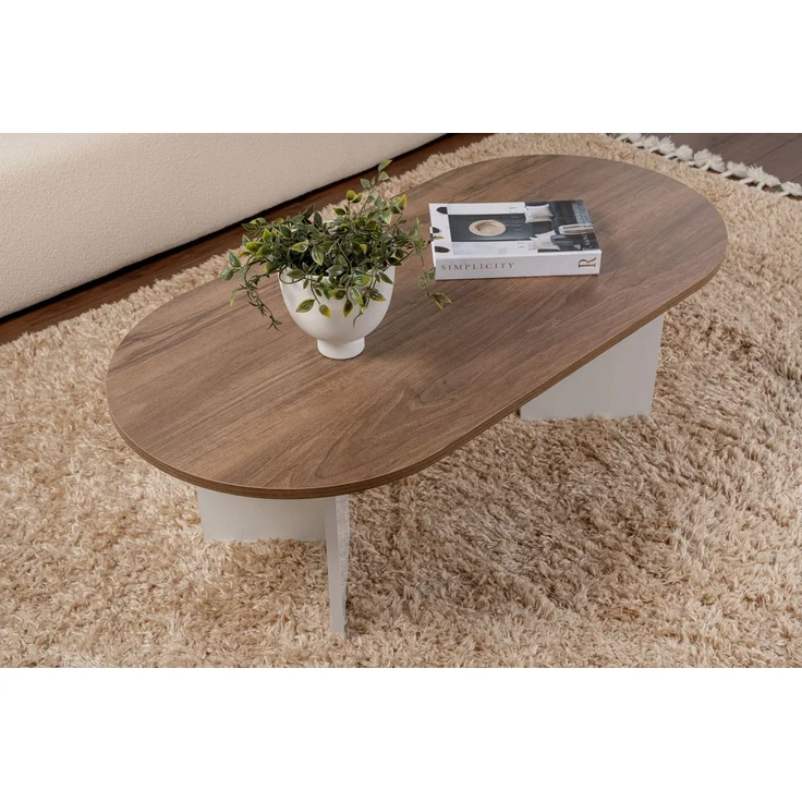 Skye Decor Couchtisch 100% MELAMINE COATED PARTICLE BOARD, 39,8 cm x 60 cm x 119 cm 909NRD11 – Bild 3