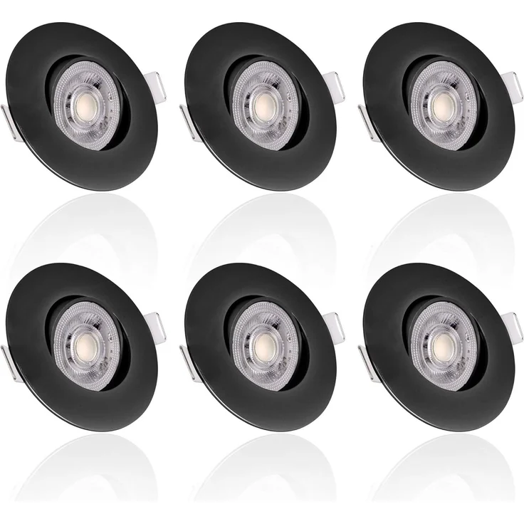 Maxkomfort LED Einbauleuchte Luxi, LED fest integriert, warmweiß, 3000K, Einbauspot – Bild 3