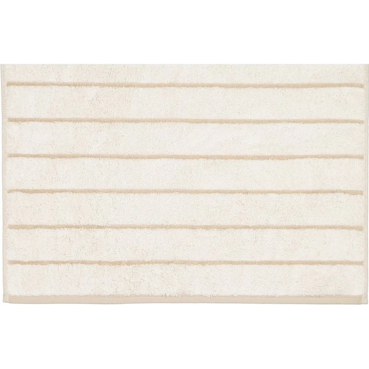 CAWÖ Handtuch - C Balance, 50x100 cm, Walkfrottier, Baumwolle, Streifen Natur – Bild 2