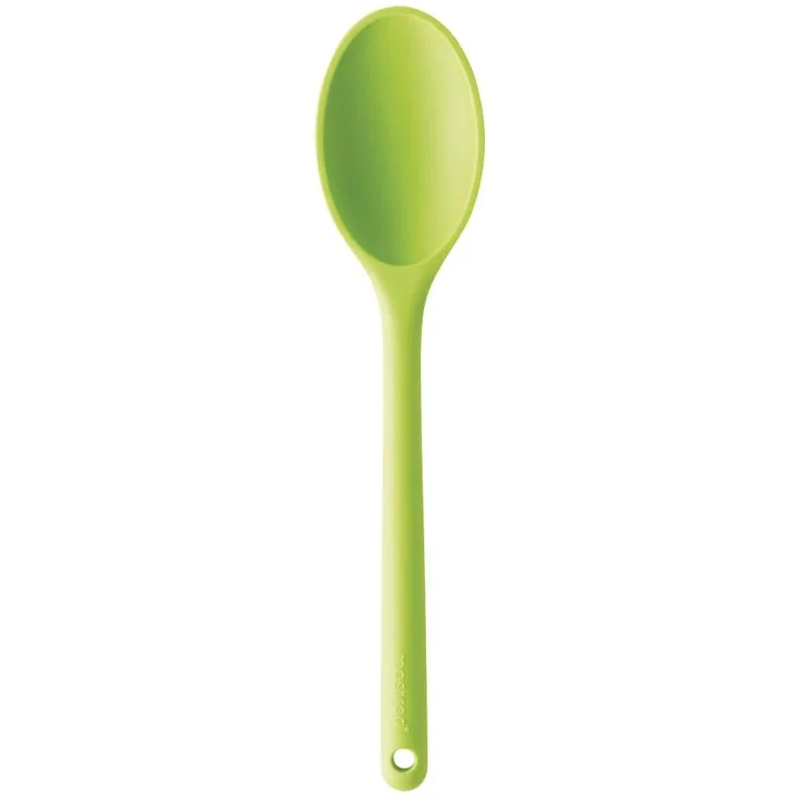 Mastrad Silikon-Kochlöffel, Küchenlöffel, Löffel, Küchenutensil, Grün, F10618
