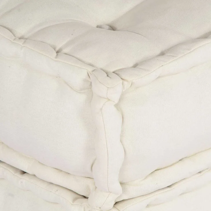 vidaXL Modulares Sofaelement Creme 70 x 70 x 54 cm Stoff 4019022 – Bild 11