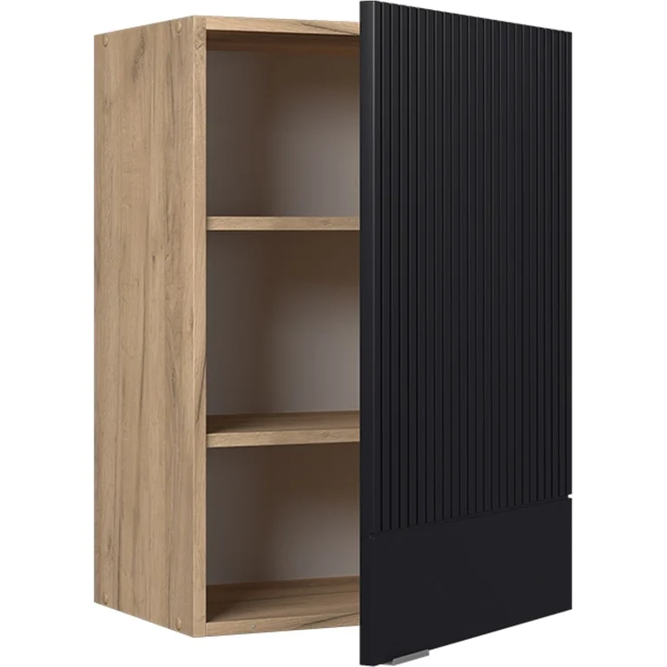 Hängeschrank Fame-Line Schwarz gestreift 50 cm Vicco – Bild 4