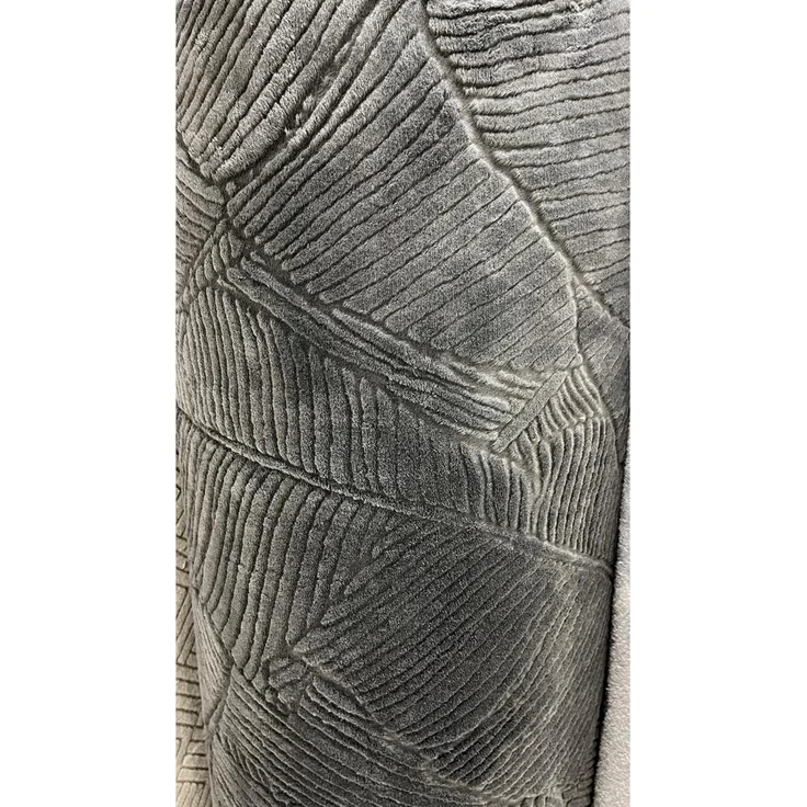 Rutschfester Gartenläufer 80 x 80 cm Polyester Grau 88687194 [en. casa] – Bild 4