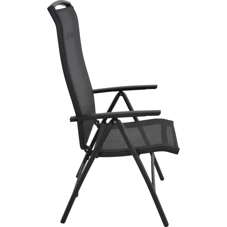 Gartensessel Klappsessel LOTIS NEGRO Gestell Aluminium matt anthrazit – Bild 3