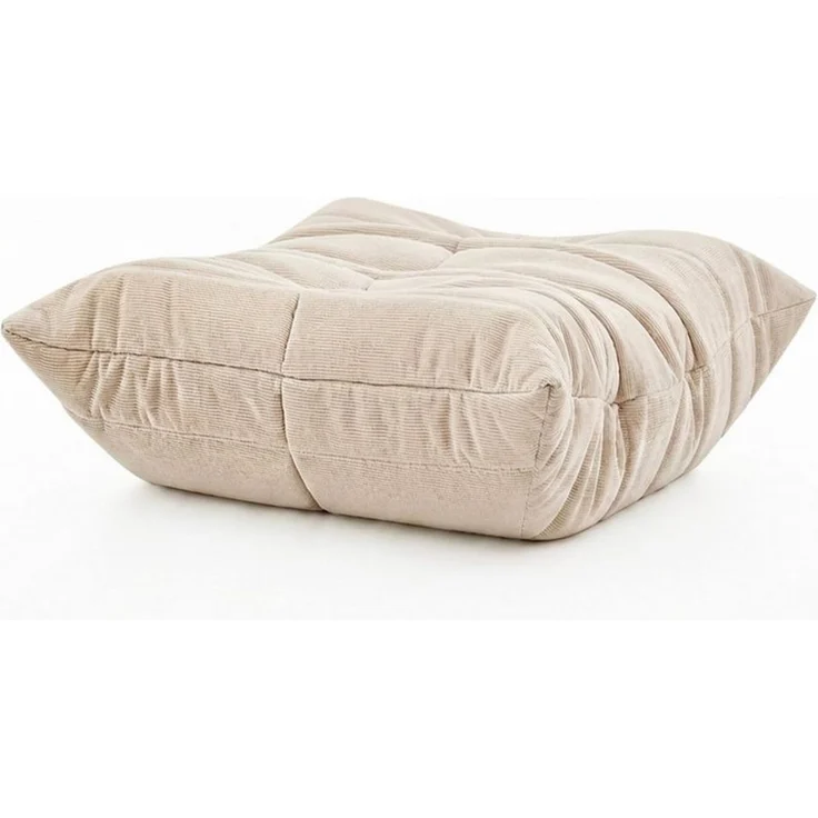hjh LIVING Sitzsack Sitzolo Podi Relaxsessel H/B/T:, Sitzsack Pouf Bodensofa aus Cord mit Schaumstoff Füllung Fußhocker – Bild 2
