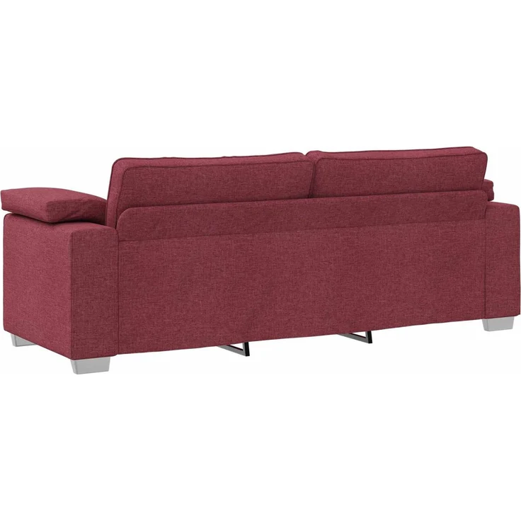vidaXL 3-Sitzer-Sofa Weinrot 220 cm Stoff 4105240 – Bild 6