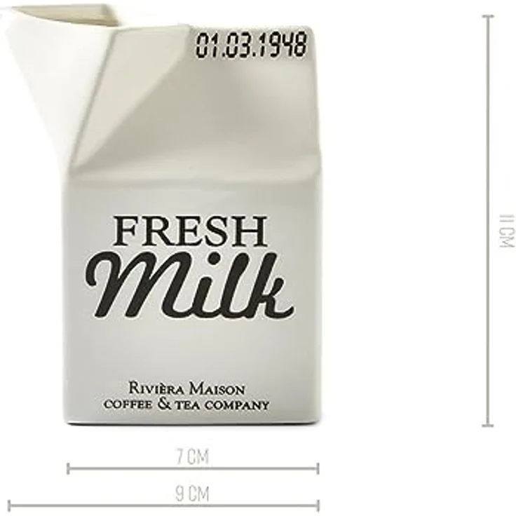 Rivièra Maison Milchkännchen Carton Jar Milk Milchkännchen off white – Bild 5