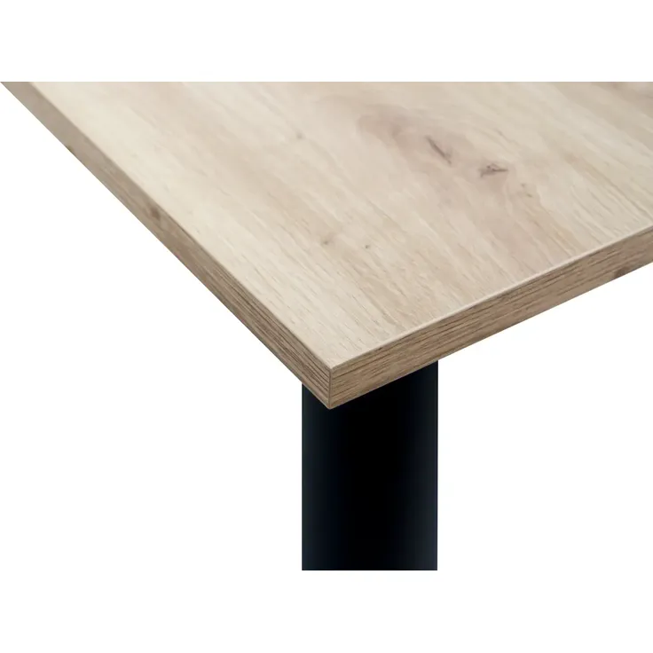 SyberDesk Gaming Eckschreibtisch V2 LED, 197 x 132 cm, RGB Gaming Tisch L-Form, USB-HUB, Kabelmanagement, Artisan-Eiche, (Rechts-Eichenstil) – Bild 3
