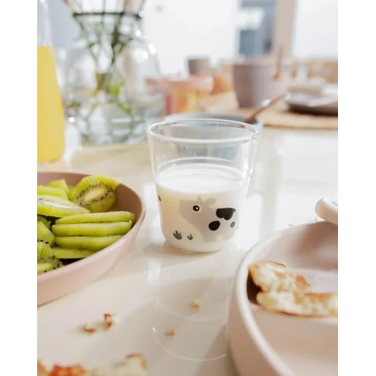 Done By Deer Tiny Farm Becher - L - Sand Braun san – Bild 3