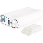 Blumtal Nackenstützkissen Orthopädisch aus Memory Foam, Ohne Plattliegen für Seitenschläfer, Bauchschläfer & Rückenschläfer, Anti-Schnarch-Kissen, ergonomisches Kissen mit individueller Höhenanpassung