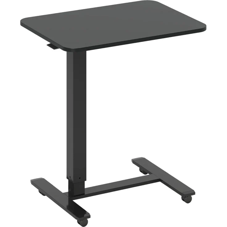 EINHOM Stehpult Höhenverstellbar inkl. 4 Rollen C-Form 65 x 48 x 70 cm-110 cm Schwarz – Bild 1