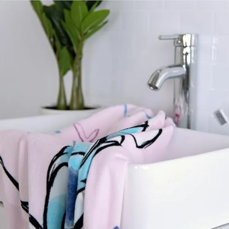 Herding Badetuch, Pink, 75x150 cm, Oeko-Tex® Standard 100, saugfähig, schadstoffgeprüft – Bild 5