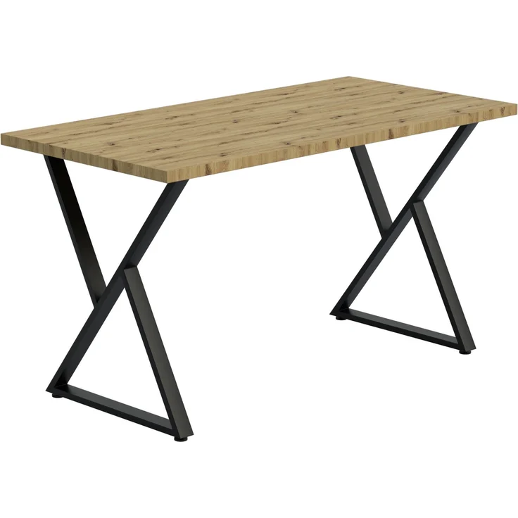 Shefa Esstisch Chicago 140 cm Eiche Artisan Optik Modern – Bild 2