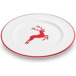 Gmundner Keramik Robinroter Hirsch Dessertteller Gourmet (Ø 22cm)