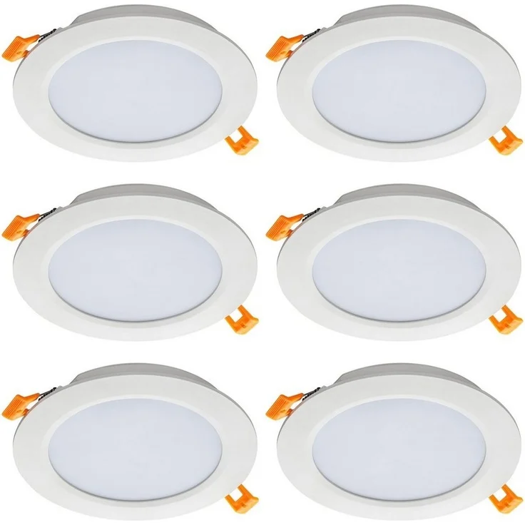 SEBSON LED Einbaustrahler LED Einbaustrahler 230V, 12W 870lm warmweiß, integrierter Treiber – Bild 1