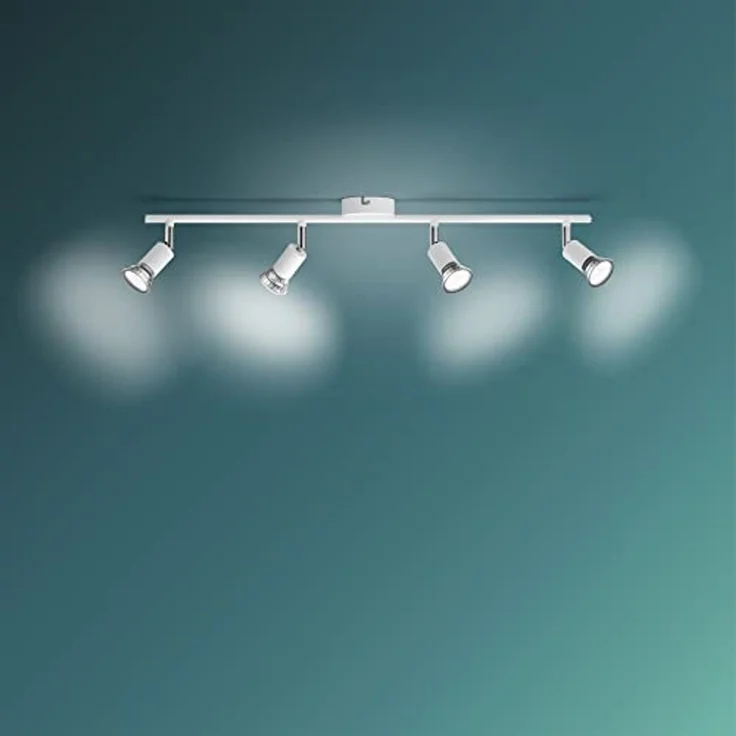 Philips Aufbauspot Strahler Oberflächenbeleuchtung GU10 4 Glühbirne(n) 220-240 V Weiß – Bild 4