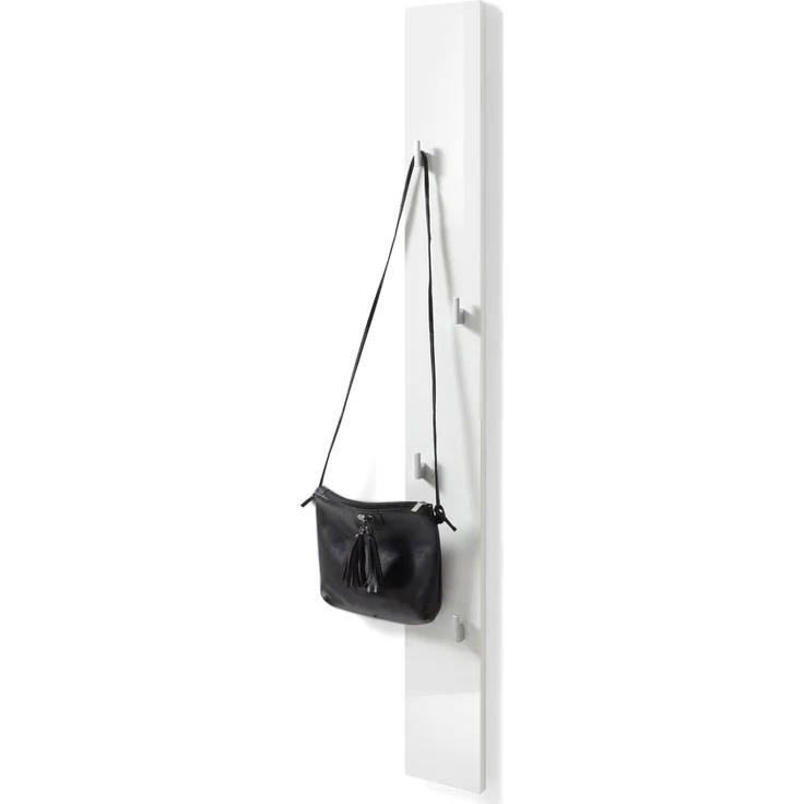 Garderobenleiste >Colan New< in Weiß Hochglanz - 14x115x2cm (BxHxT) – Bild 1
