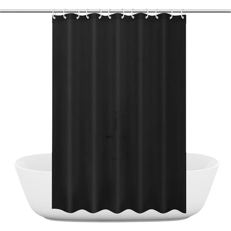 Diwzbyn Duschvorhang Anti-Schimmel Badezimmervorhang, Wasserdicht und Waschbar Breite 180 cm (1-tlg), Perfekt für Badewanne & Dusche – Bild 1